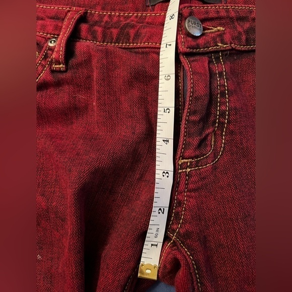 LF FURST of a kind premium skinny jeans dark red - Picture 7 of 9